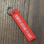 LLAVERO REMOVE BEFORE FLIGHT