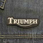 TRIUMPH LETTERING PARCHE