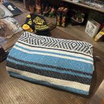 SARAPE MEXICANO AZUL