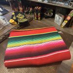 SARAPE MEXICANO ROJA