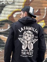 LA FAMILIA WE DEAL WITH THE REST ZIPPER NEGRA - Imagen 2