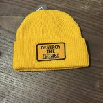 DESTROY THE FUTURE BEANIE GOLD