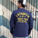 LA FAMILIA HOLD FAST SUDADERA AZUL AMARILLO