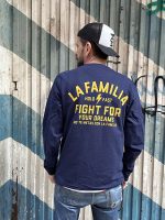 LA FAMILIA HOLD FAST SUDADERA AZUL AMARILLO