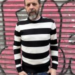13 1/2 OUTLAW SWEATER BLACK/OFF WHITE