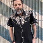 TEJUELAS WESTERN MANGA CORTA LEOPARDO
