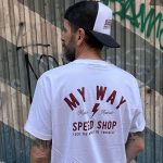 MY WAY LETTERING BLANCA LETRAS GRANATES