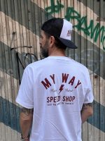 MY WAY LETTERING BLANCA LETRAS GRANATES
