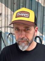 13 1/2 CHOPPER BABY TRUCKER  BROWN YELLOW - Imagen 2
