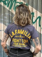 LA FAMILIA HOLD FAST AZUL AMARILLO WOMAN